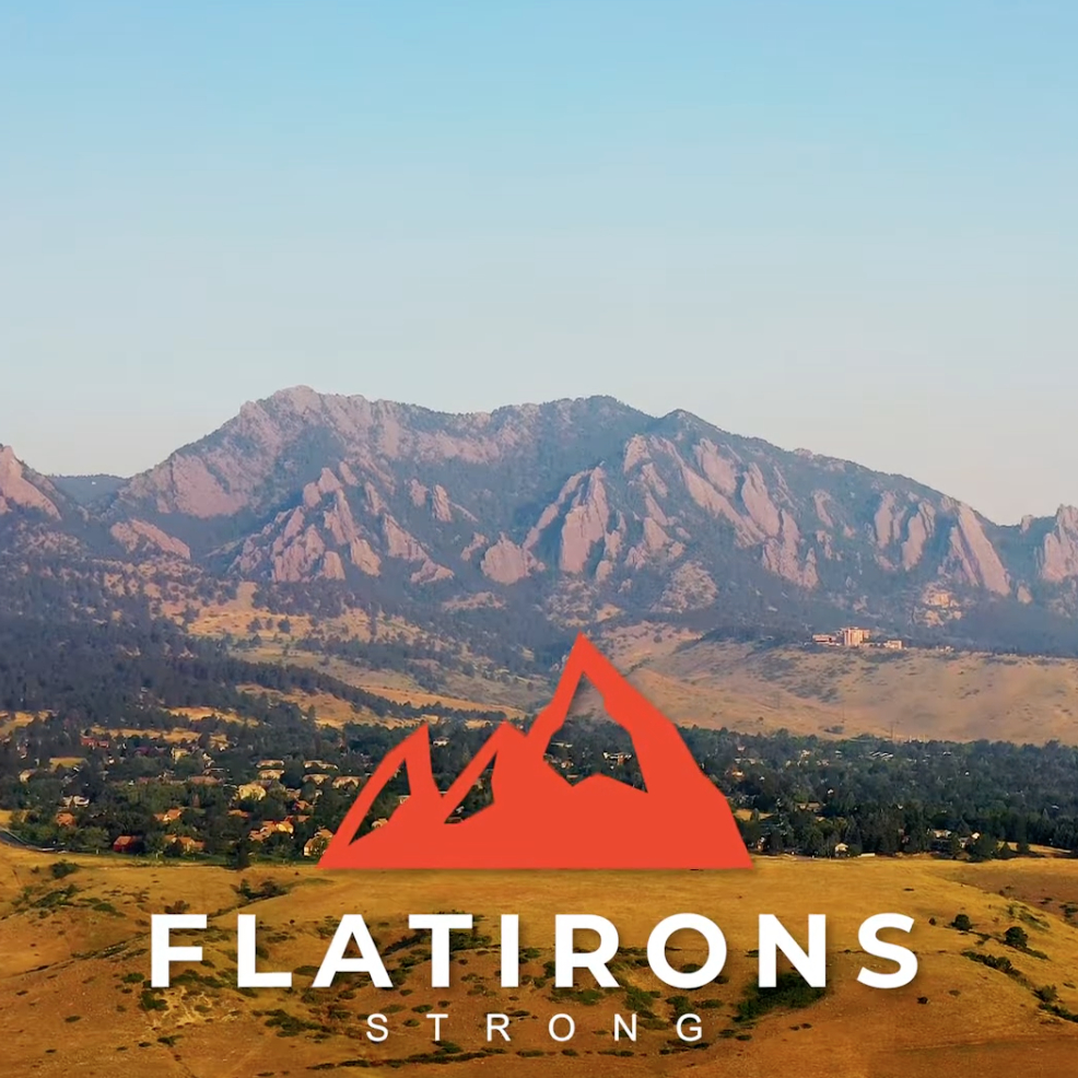 drone view of foothills